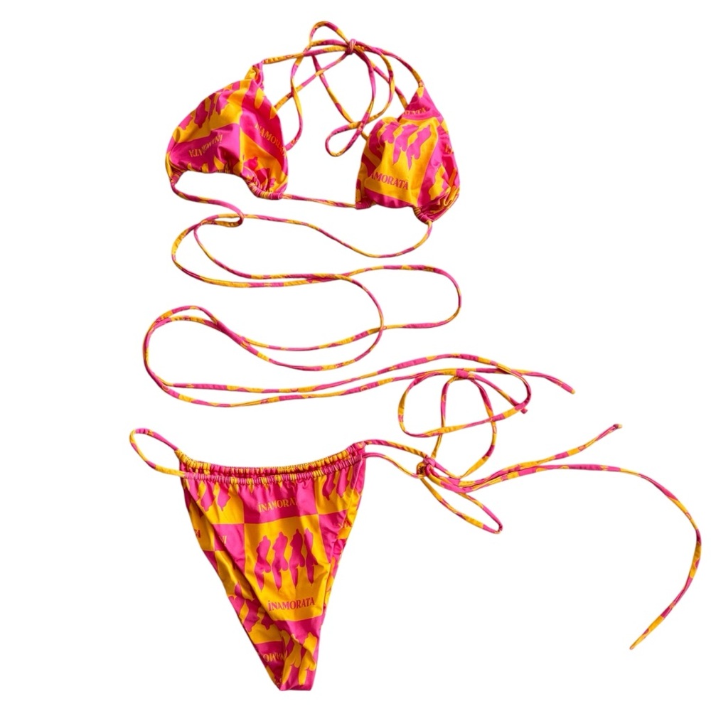 Inamorata Las Olas Bikini Set Selma Wrap Skirt M
